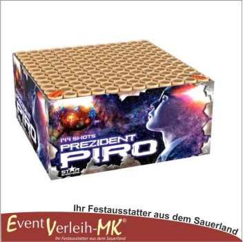 Prezident Piro 144-S Displaybox Batterie Set